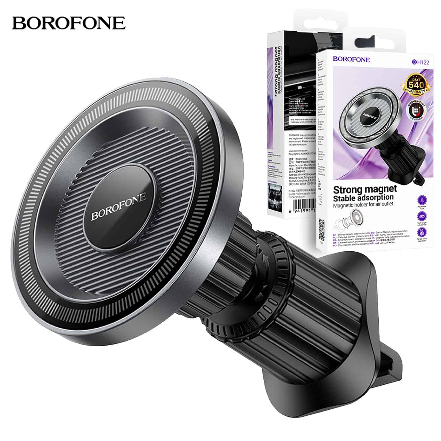 Borofone BH122 Profit MagSafe Magnetic Air Vent Car Mount Mobile Phone Holder Borofone BH122 Profit MagSafe Magnetic Air Vent Car Mount Mobile Phone Holder